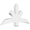 Ekena Millwork Davenport Architectural Grade PVC Gable Bracket, 60"W x 30"H x 4"D x 6"F, 12/12 Pitch GBP060X30X0406DAV00 - alternate 1